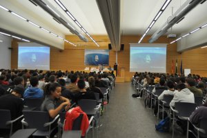 Otras de las actividades financiadas por este proyecto fueron las charlas de Carlos Soria y Ramón Campayo.