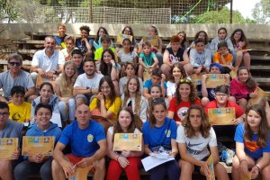 Alumnos durante su viaje a Marbella.