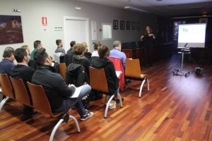 Alicia Puga, de Arqweb, impartió el taller.