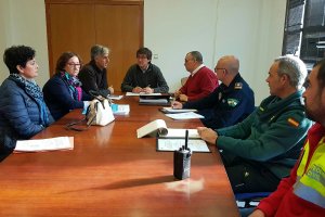 Reunión de la Junta Local de Protección Civil, hoy en Adra.
