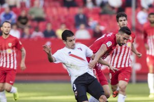 Antonio Puertas en el partido de Sevilla.