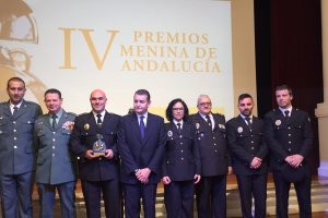 Antonio Sanz con los premiados