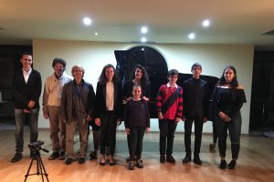 Participantes en el recital del Conservatorio.