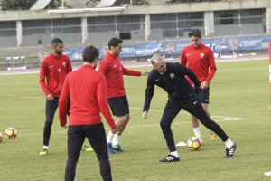 Soriano participó en los rondos.