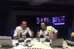 Manu Carreño con Futre en El larguero.