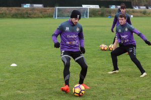 Entrenamiento del Valladolid.