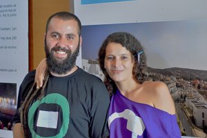 Dos de los apoyos de Teresa Rodríguez en Almería.