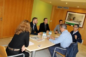 Reunión ayer en la sede de Coexphal