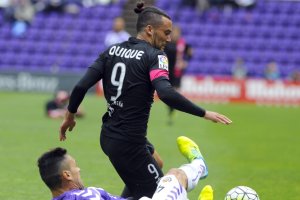 Quique y Marcelo Silva en el Valladolid-Almería 2015-16.