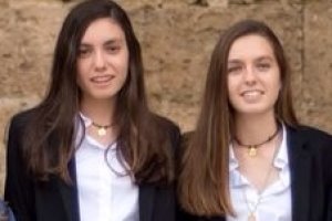 Eva y Elena Sánchez Montiel, del Colegio Altaduna.