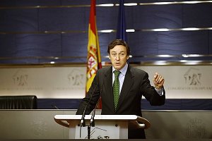 El portavoz del Grupo Popular en el Congreso, Rafael Hernando.