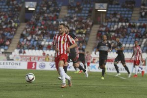 Iván Sánchez en el partido de la pasada temporada.