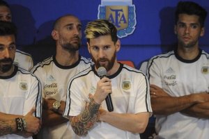 Leo Messi hablando por última vez a la prensa.