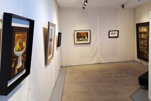 Los cuadros de Pituco en el Museo Ibáñez de Melilla.