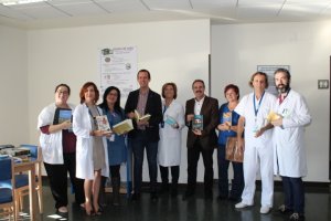 Momento de la inauguración de la biblioteca