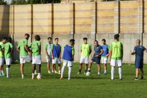 Entrenamiento del CD El Ejido en Santo Domingo.