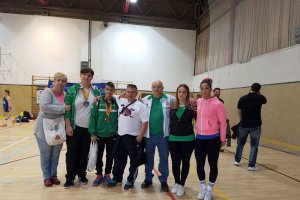 Los almerienses en el evento nacional.