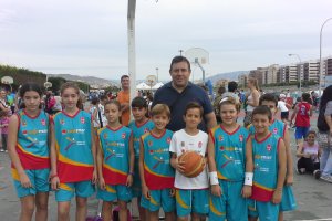 El delegado Cara con la cantera.