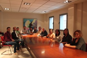 Primera reunión de la comisión en la tarde de ayer.