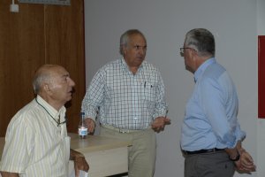 Alfonso García con Pepe Bonillo y Luis Guillén.