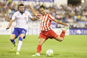 Quique en el partido de la pasada Liga.