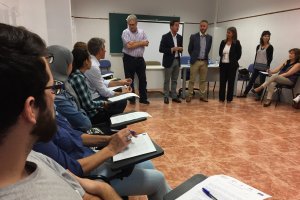 Inauguración del proyecto "Lanzadera" en el Centro de Iniciativas Empresariales de El Ejido.