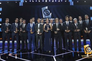 Los premiados por la Liga Profesional.