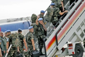 Salida de legionarios desde Almería el 23 de octubre de 2006