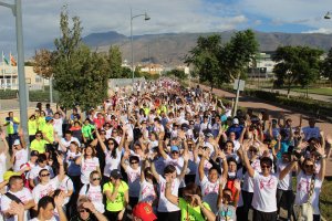 Imagen de la ruta urbana organizada ayer en El Ejido.