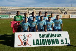 Once celeste ante el Jumilla.