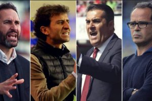 Cuatro entrenadores en peligro.