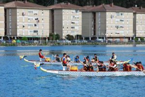 Imagen de una competición de Dragon Boat