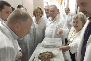 Visita de la delegación a Agrobío