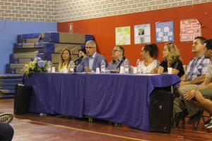 Inauguración del IES Carmen de Burgos.