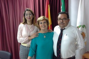Carmen Carmona, Mari Carmen Del Pozo y Nicasio Marín.