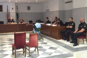 Sala del jurado en la Audiencia Provincial de Almería, durante el último proceso celebrado por esta vía
