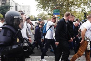Los ultras del Legia.