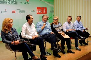 Imagen de archivo de una asamblea del PSOE en la capital
