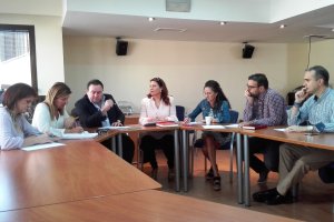 Parlamentarios del PP reunidos con ASAJA