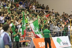 Ambiente en la final pasada ante Teruel.
