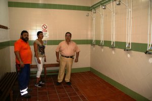 Imagen de los vestuarios reformados
