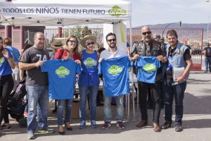 Los concejales en la jornada realizada hoy por la Asociación ANDA.