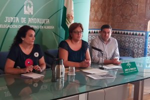 Presentación  del Dia Internacional de la Mujer Rural, ayer en Almería.