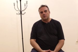 Paco Calavera, durante la entrevista.