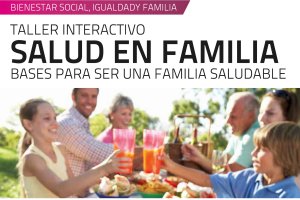 Cartel Salud en Familia en la provincia de Almería