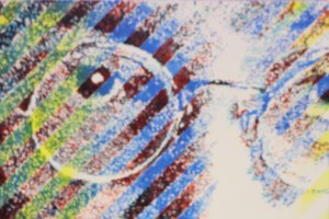 Imagen de Lennon que la mañana de ayer acompañó a los conferenciantes que participaron en el acto conmemorativo "50 Aniversario de Strawberry Fields 