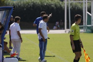 Fran Fernández, entrenador del filial.