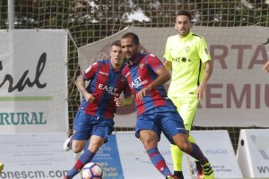 Verza en el partido de pretemporada.