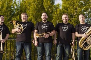 Integrantes de Granada Brass Quintet.