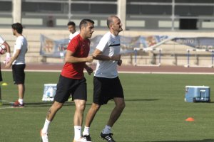Fran Vélez con Fernando Soriano.